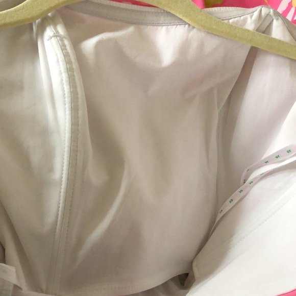 Lilly Pulitzer Pink Strapless Sunflower Blossom Dress Pockets Sz 0 - Picture 8 of 8